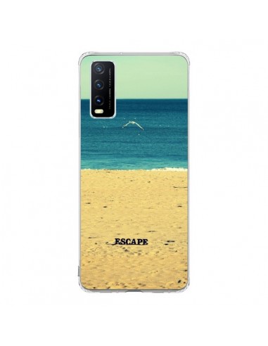 Coque Vivo Y20S Escape Mer Plage Ocean Sable Paysage - R Delean