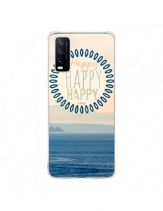 Coque Vivo Y20S Happy Day Mer Ocean Sable Plage Paysage -...