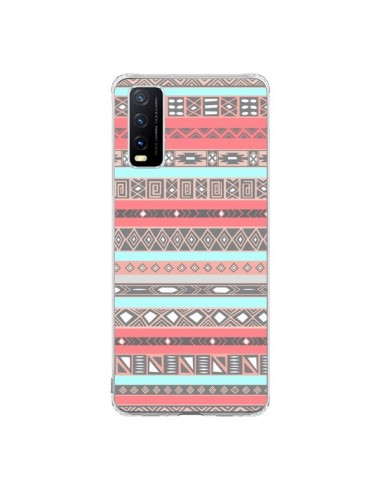 Coque Vivo Y20S Azteque Aztec Rose Pastel - Rex Lambo