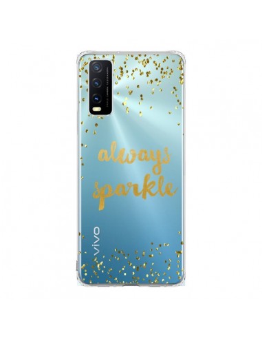 Coque Vivo Y20S Always Sparkle, Brille Toujours Transparente - Sylvia Cook