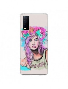 Coque Vivo Y20S Femme Mannequin Barbara Palvin - Sara Eshak