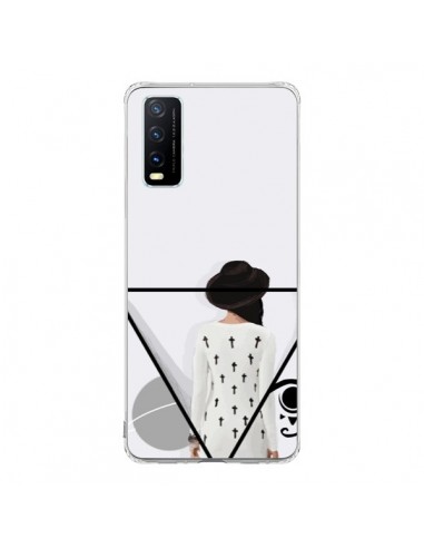 Coque Vivo Y20S Confusion Femme Oeil Triangle - Sara Eshak