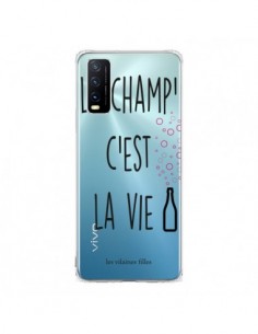 Coque Vivo Y20S Le Champ, c'est la Vie Transparente - Les...