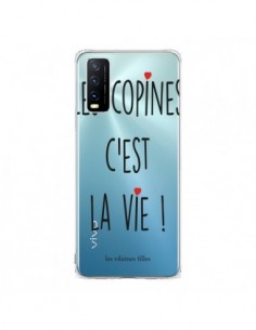 Coque Vivo Y20S Les copines, c'est la vie Transparente -...