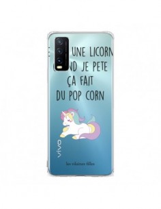 Coque Vivo Y20S Je suis une licorne, quand je pète ça...