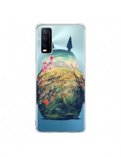 Coque Vivo Y20S Totoro Manga Comics Transparente - Victor...