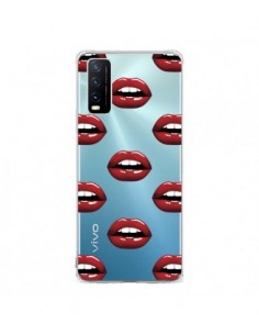 Coque Vivo Y20S Lèvres Rouges Lips Transparente - Yohan B.