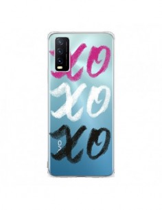 Coque Vivo Y20S XoXo Rose Blanc Noir Transparente - Yohan B.
