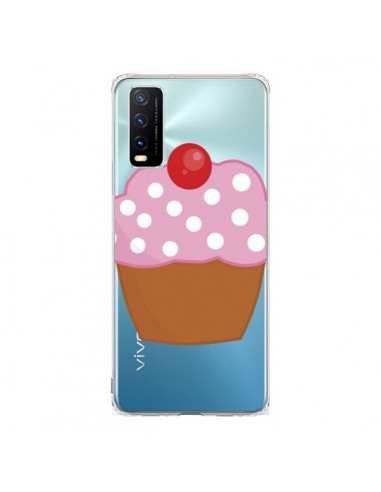 Coque Vivo Y20S Cupcake Cerise Transparente - Yohan B.