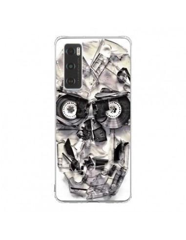 Coque Vivo Y70 Tape Skull K7 Tête de Mort - Ali Gulec