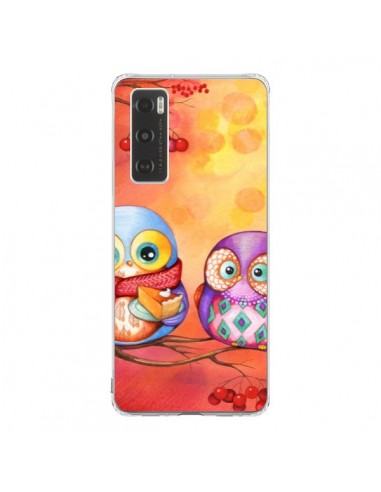 Coque Vivo Y70 Chouette Arbre - Annya Kai