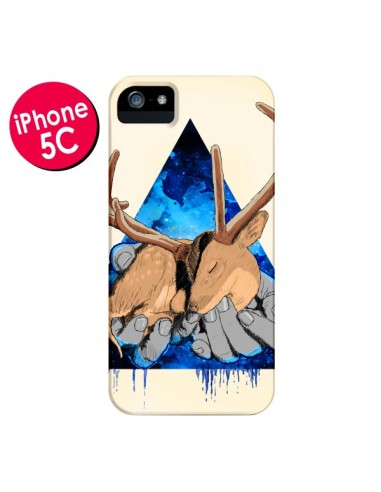 Coque Cerf Triangle Seconde Chance pour iPhone 5C - Maximilian San