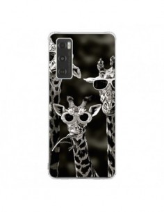 Coque Vivo Y70 Girafe Swag Lunettes Familiy Giraffe -...