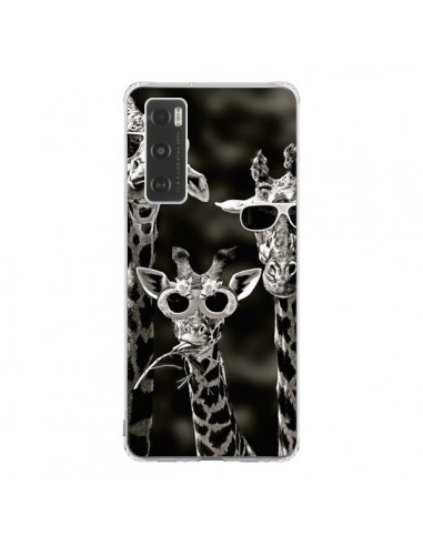 Coque Vivo Y70 Girafe Swag Lunettes Familiy Giraffe - Asano Yamazaki