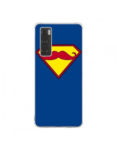 Coque Vivo Y70 Super Moustache Movember Superman - Bertrand Carriere