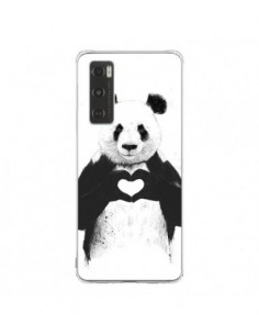 Coque Vivo Y70 Panda Amour All you need is love - Balazs...
