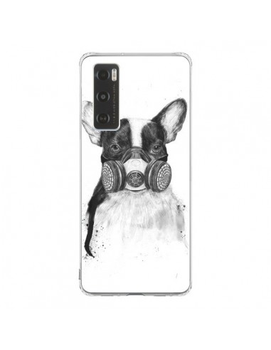 Coque Vivo Y70 Tagueur Bulldog Dog Chien Big City Life - Balazs Solti