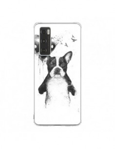 Coque Vivo Y70 Lover Bulldog Chien Dog My Heart Goes Boom...