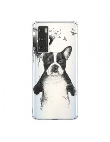 Coque Vivo Y70 Love Bulldog Dog Chien Transparente - Balazs Solti