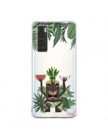 Coque Vivo Y70 Tiki Thailande Jungle Bois Transparente - Chapo