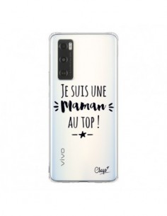 Coque Vivo Y70 Je suis une Maman au Top Transparente - Chapo