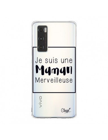 Coque Vivo Y70 Je suis une Maman Merveilleuse Transparente - Chapo