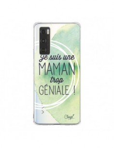 Coque Vivo Y70 Je suis une Maman trop Géniale Vert...