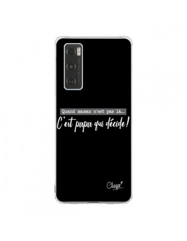 Coque Vivo Y70 C'est Papa qui Décide Noir - Chapo