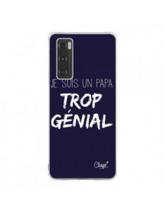 Coque Vivo Y70 Je suis un Papa trop Génial Bleu Marine -...