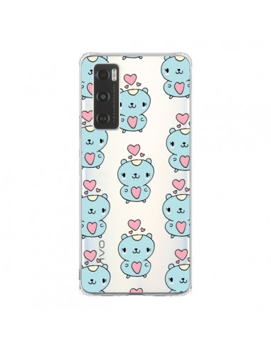 Coque Vivo Y70 Hamster Love Amour Transparente - Claudia Ramos