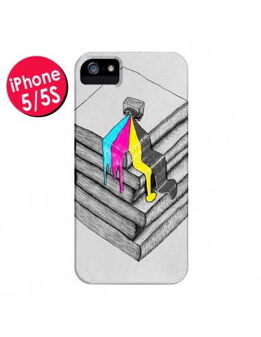 Coque Appareil Photo Bleeding Words pour iPhone 5 et 5S - Maximilian San