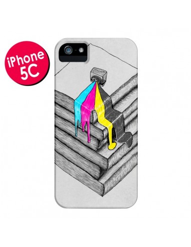 Coque Appareil Photo Bleeding Words pour iPhone 5C - Maximilian San