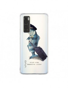 Coque Vivo Y70 Pilot Fish Poisson Pilote Transparente -...