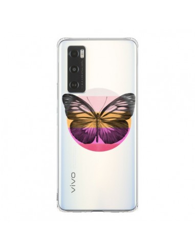 Coque Vivo Y70 Papillon Butterfly Transparente - Eric Fan
