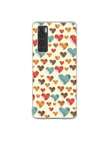 Coque Vivo Y70 Coeurs Color_s - Eleaxart