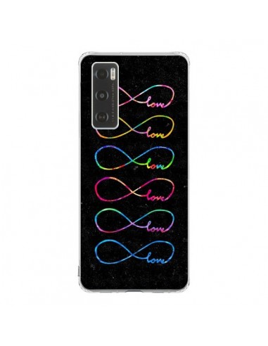 Coque Vivo Y70 Love Forever Infini Noir - Eleaxart