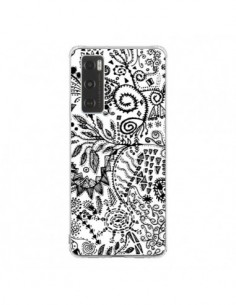 Coque Vivo Y70 Azteque Blanc et Noir - Eleaxart