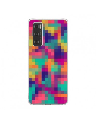 Coque Vivo Y70 Exotic Mosaic Pixels Azteque - Eleaxart