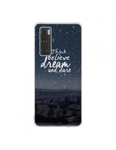 Coque Vivo Y70 Think believe dream and dare Pensée Rêves - Eleaxart