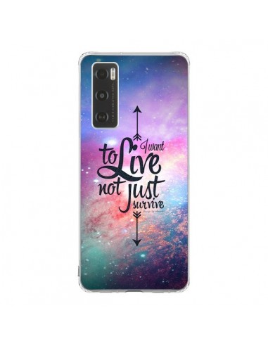 Coque Vivo Y70 I want to live Je veux vivre - Eleaxart