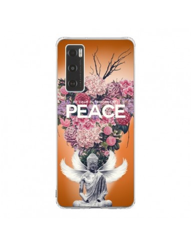 Coque Vivo Y70 Peace Fleurs Buddha - Eleaxart