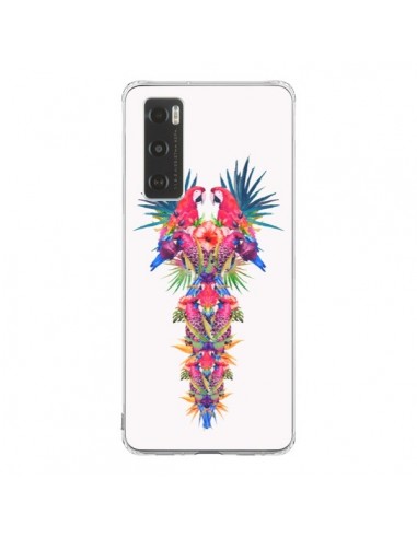 Coque Vivo Y70 Parrot Kingdom Royaume Perroquet - Eleaxart