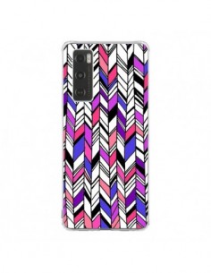 Coque Vivo Y70 Graphic Azteque Rose Violet -  Léa Clément