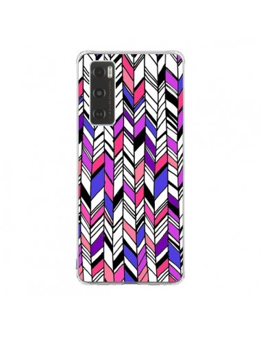 Coque Vivo Y70 Graphic Azteque Rose Violet -  Léa Clément