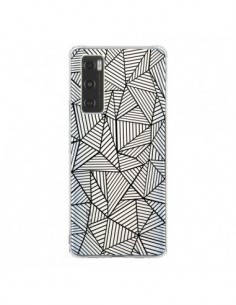 Coque Vivo Y70 Lignes Grilles Triangles Full Grid...