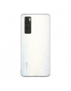 Coque Vivo Y70 Lignes Grilles Triangles Full Grid...