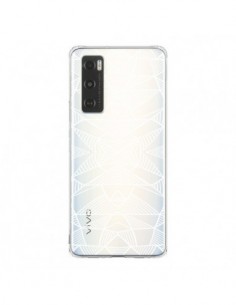 Coque Vivo Y70 Lignes Miroir Grilles Triangles Grid...
