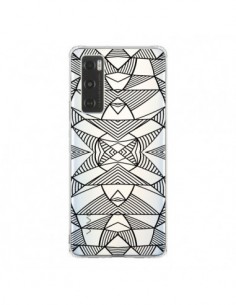 Coque Vivo Y70 Lignes Miroir Grilles Triangles Grid...