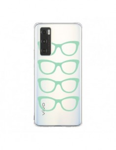 Coque Vivo Y70 Sunglasses Lunettes Soleil Mint Bleu Vert...