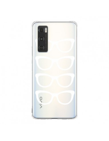 Coque Vivo Y70 Sunglasses Lunettes Soleil Blanc Transparente - Project M